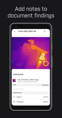 FLIR ONE android App screenshot 3
